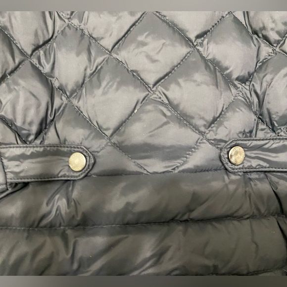 Lands End Down Puffer Coat Jacket women’s Size S (6-8) Black - Picture 8 of 13